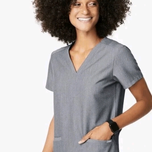 Figs Tops - Figs Gray Women's Top